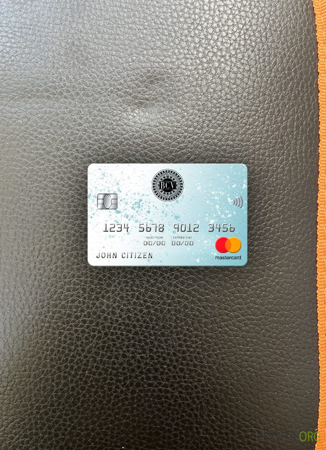 Venezuela Banco Central de Venezuela banque mastercard photolook ,